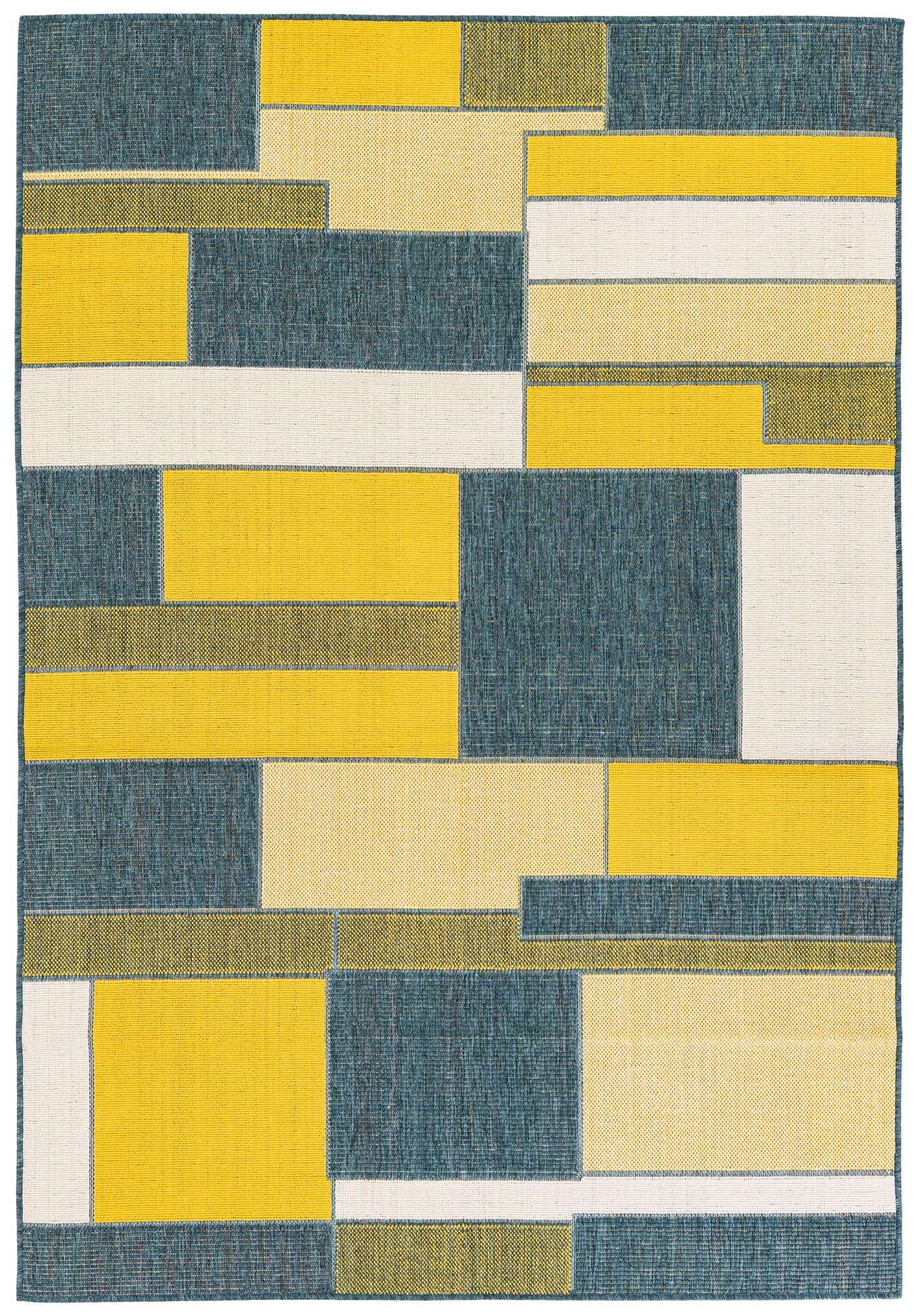 5' 3 x 7' 6 Easy-Clean Modern Indoor / Outdoor Rug