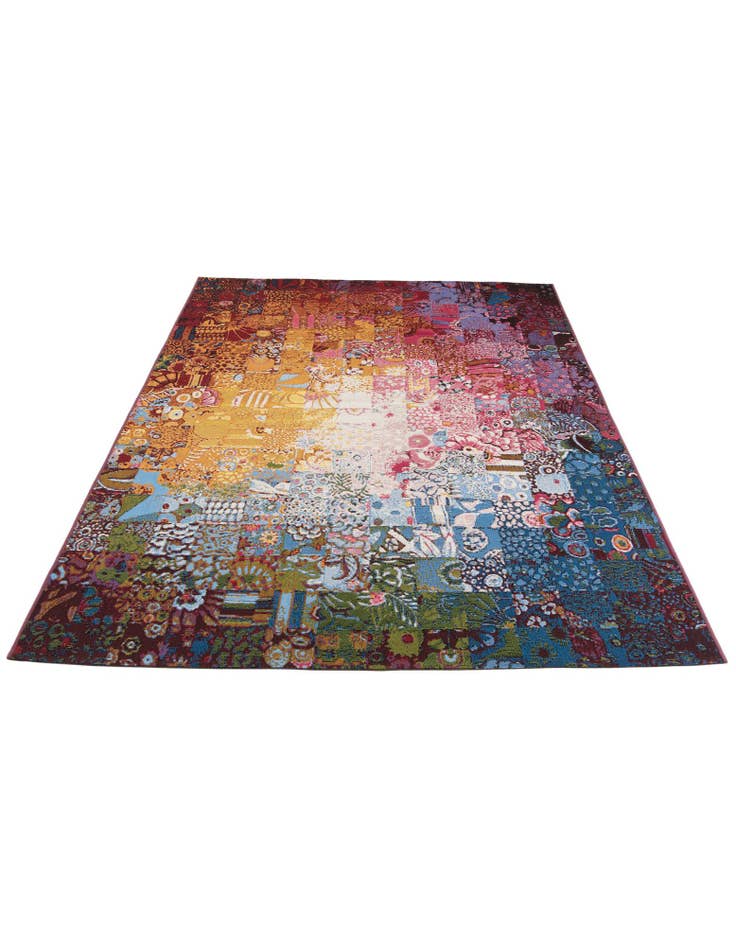 Detail image of 5' 2 x 7' 9  Washable Modern Indoor / Outdoor Rug