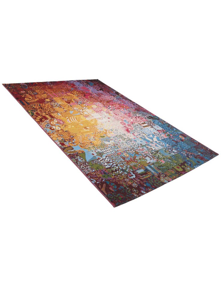 Detail image of 5' 2 x 7' 9  Washable Modern Indoor / Outdoor Rug