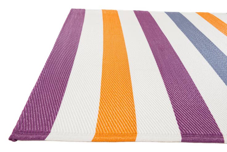 Detail image of 4' x 6' Easy-Clean Modern Indoor / Outdoor Rug