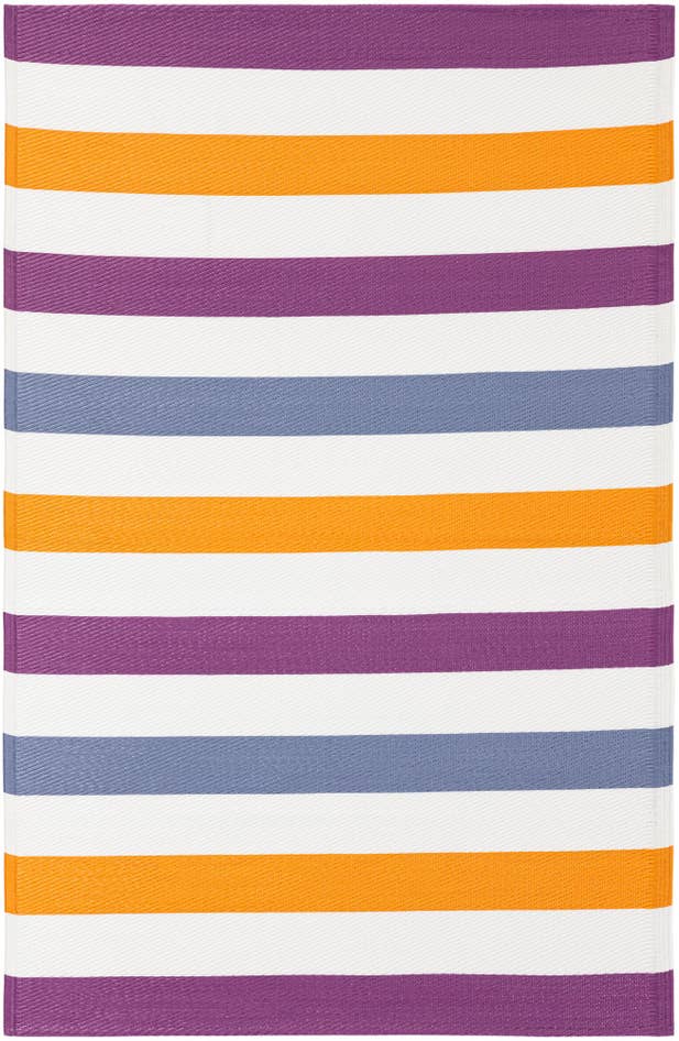 Detail image of 4' x 6' Easy-Clean Modern Indoor / Outdoor Rug