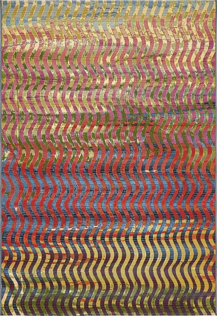 5' 3 x 8' Easy-Clean Modern Indoor / Outdoor Rug