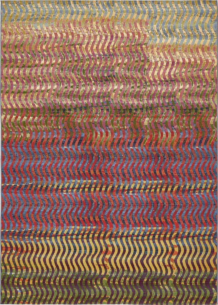 8' x 11' 4 Easy-Clean Modern Indoor / Outdoor Rug