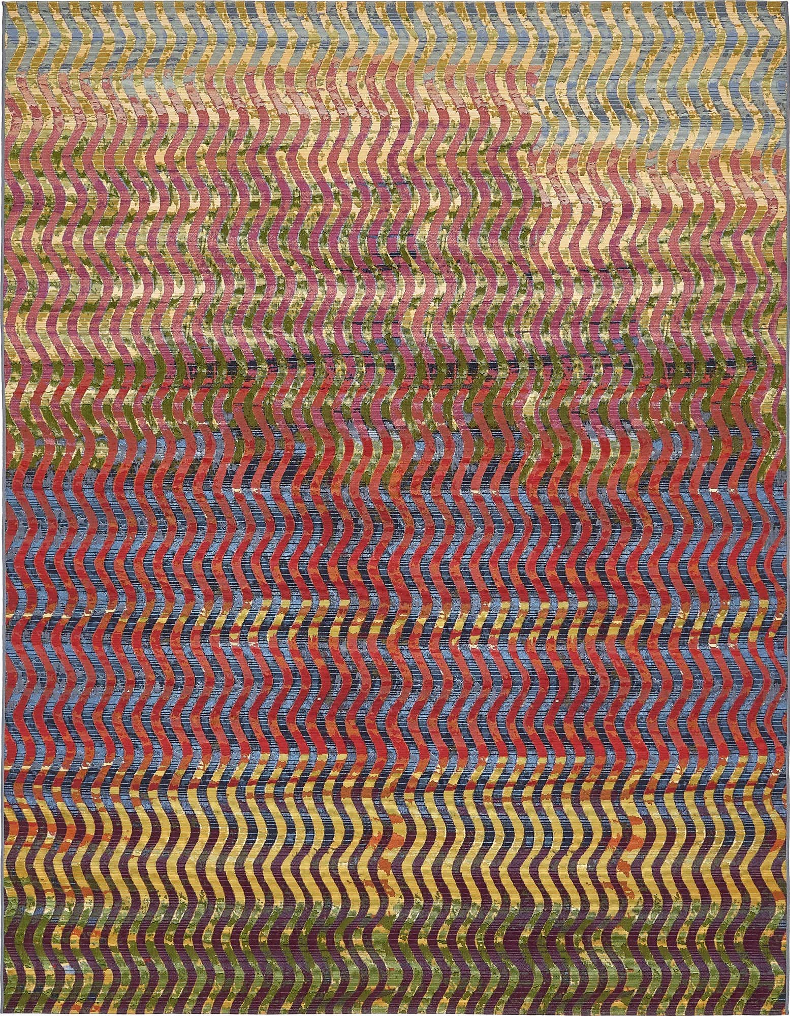 8' x 11' 4 Easy-Clean Modern Indoor / Outdoor Rug