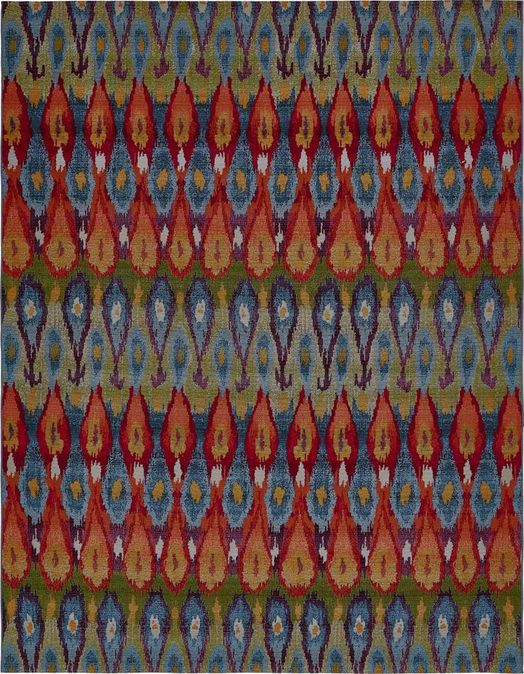 Detail image of 10' x 12' 2 Easy-Clean Modern Indoor / Outdoor Rug