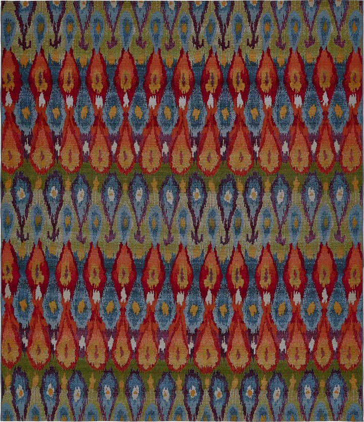 10' x 12' 2 Easy-Clean Modern Indoor / Outdoor Rug