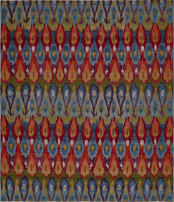 Detail image of 10' x 12' 2 Easy-Clean Modern Indoor / Outdoor Rug