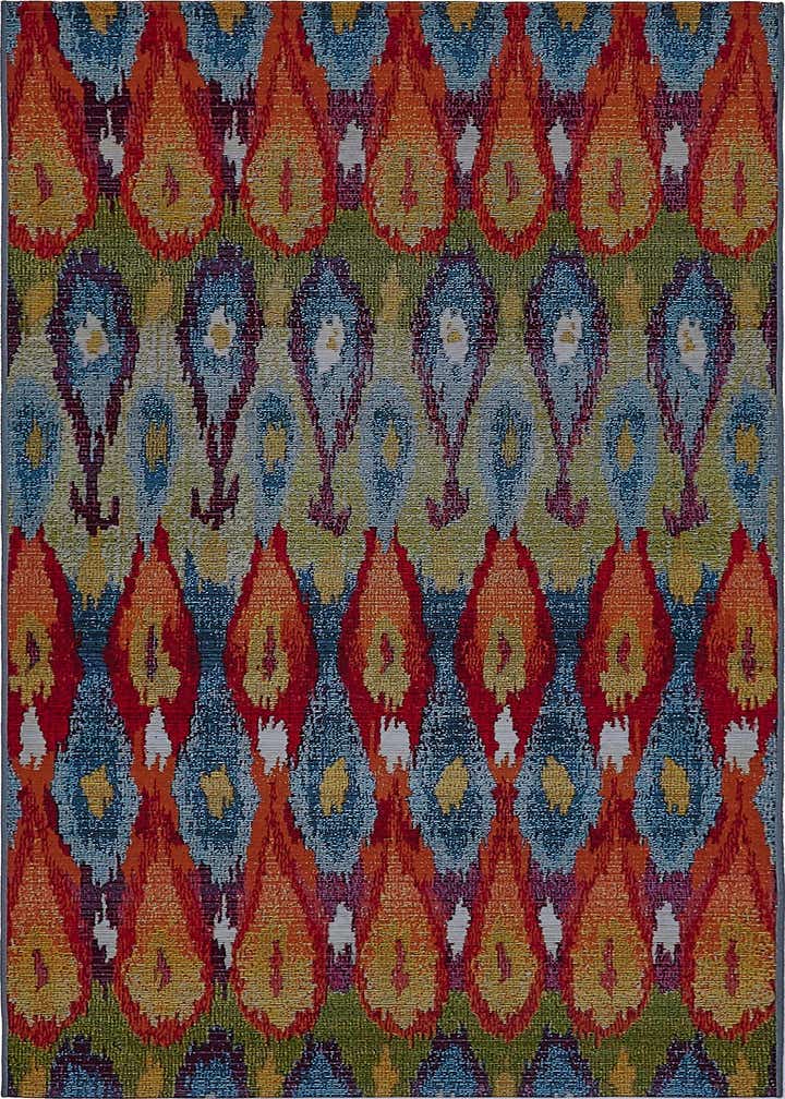4' x 6' Easy-Clean Modern Indoor / Outdoor Rug