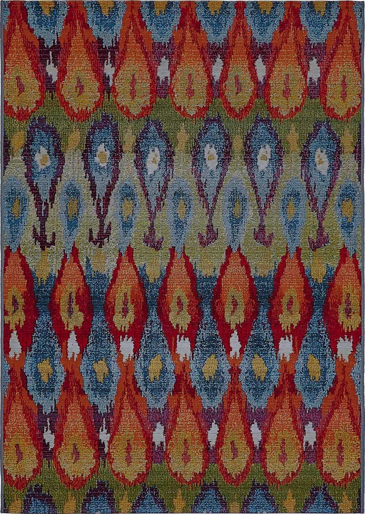 4' x 6' Easy-Clean Modern Indoor / Outdoor Rug