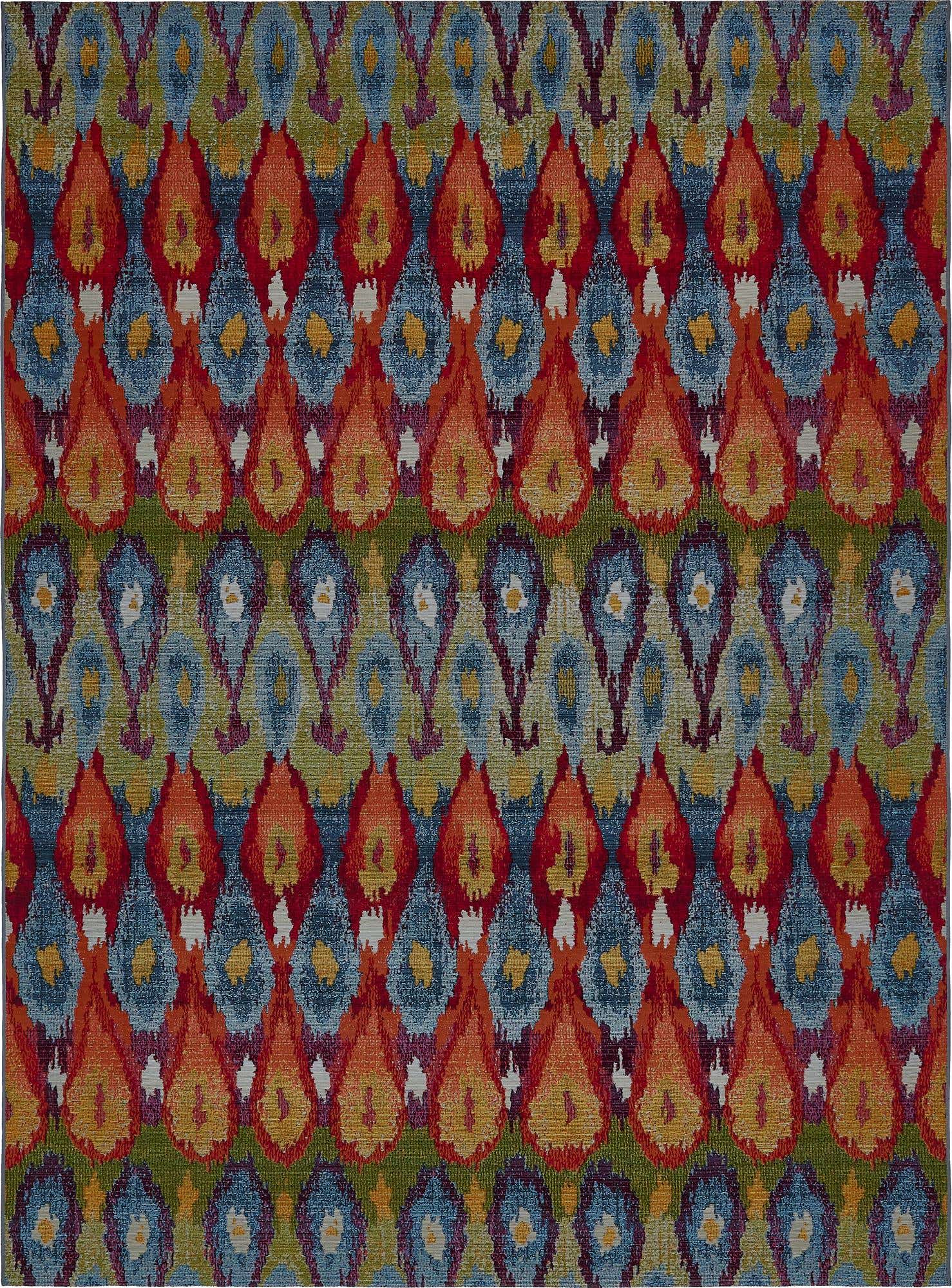 8' x 11' 4 Easy-Clean Modern Indoor / Outdoor Rug