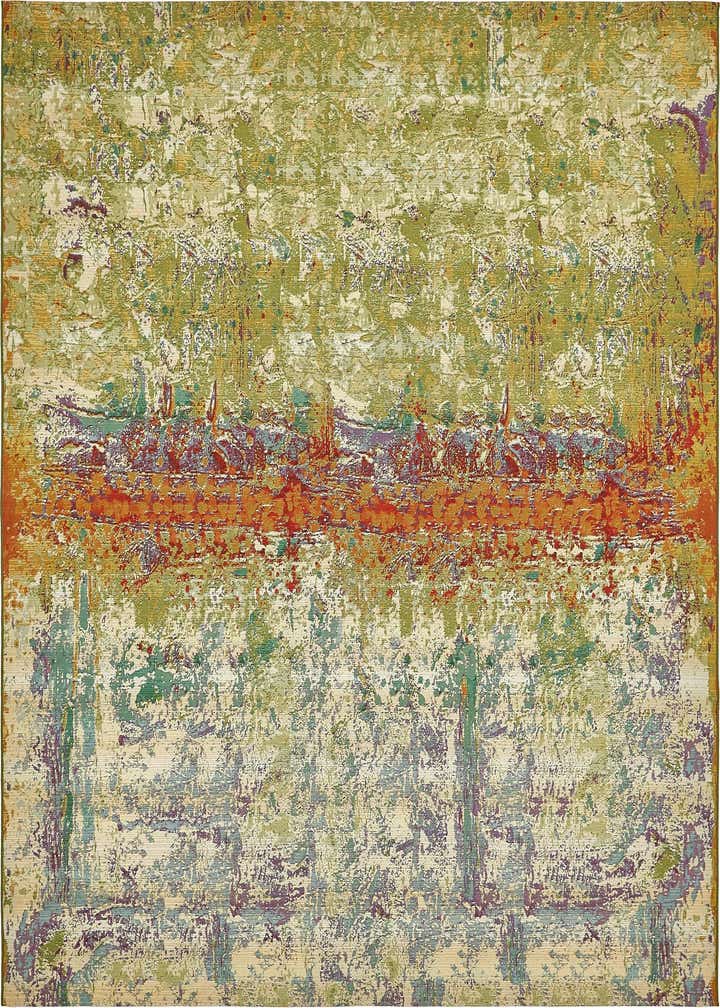 10' x 12' 2 Easy-Clean Modern Indoor / Outdoor Rug
