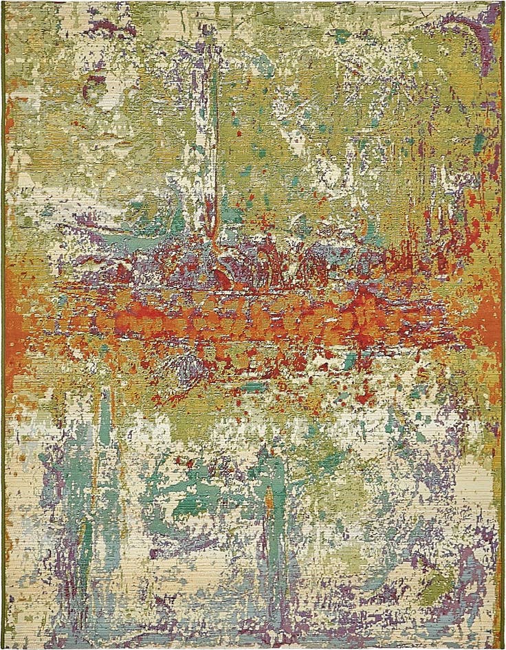 Detail image of 4' x 6' Easy-Clean Modern Indoor / Outdoor Rug