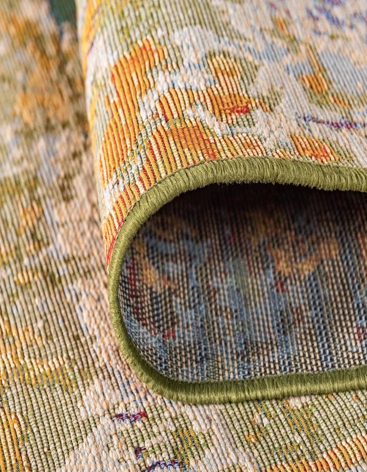 Detail image of 2' 2 x 3'  Washable Modern Indoor / Outdoor Rug