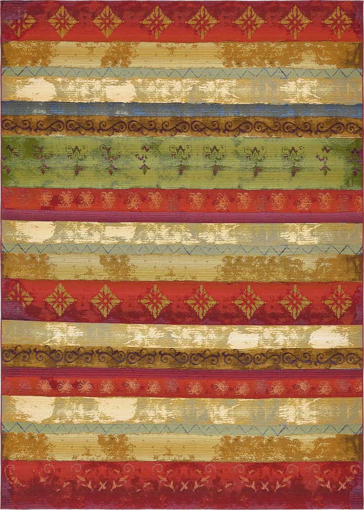 10' x 12' 2 Easy-Clean Modern Indoor / Outdoor Rug