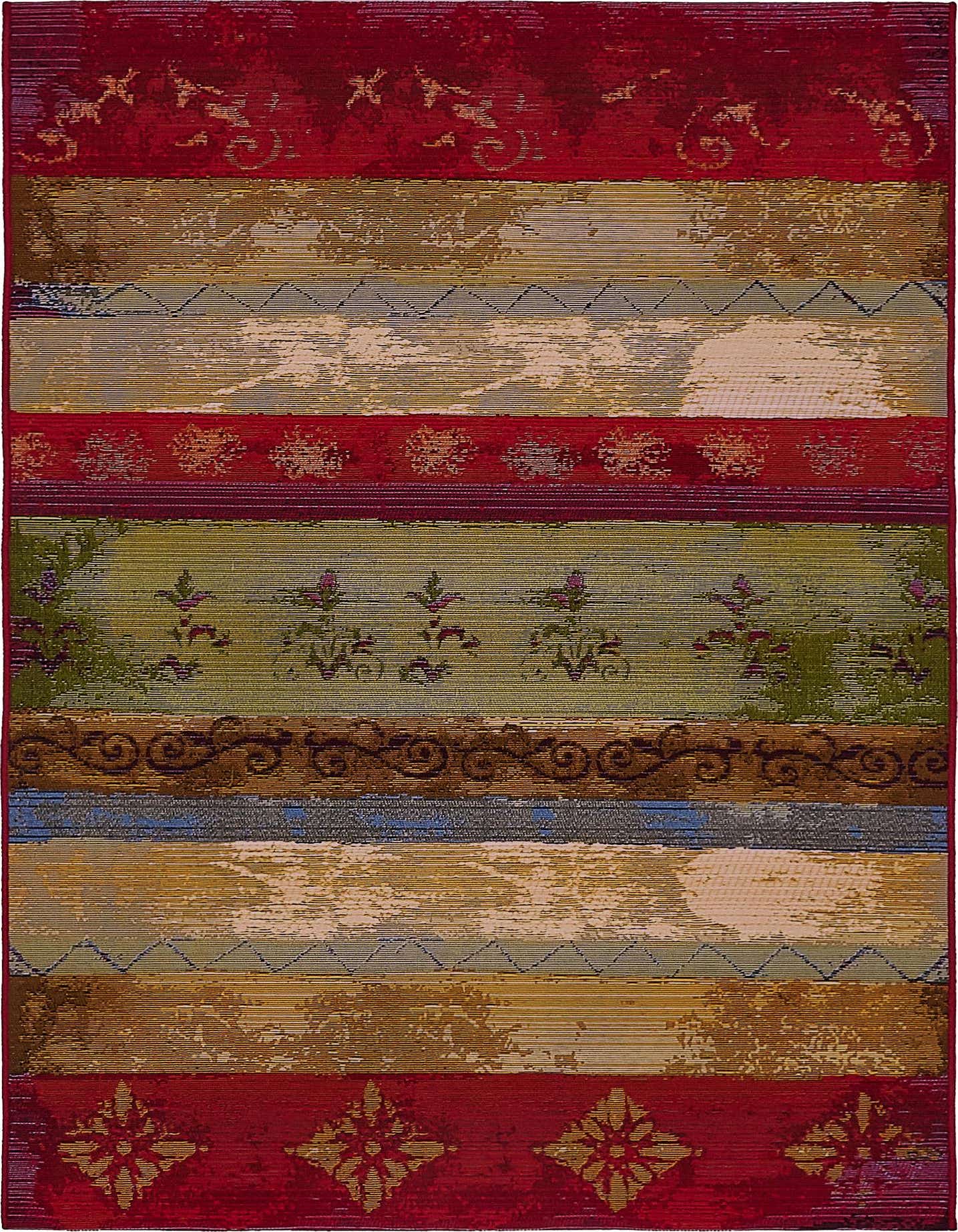4' x 6' Easy-Clean Modern Indoor / Outdoor Rug