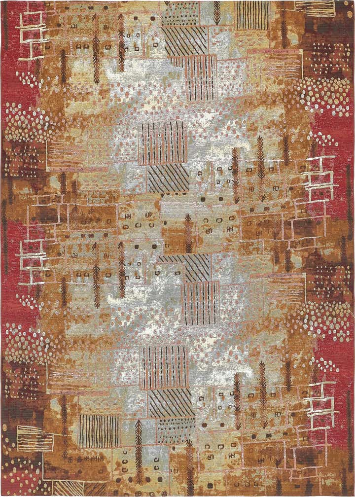 10' x 12' 2 Easy-Clean Modern Indoor / Outdoor Rug