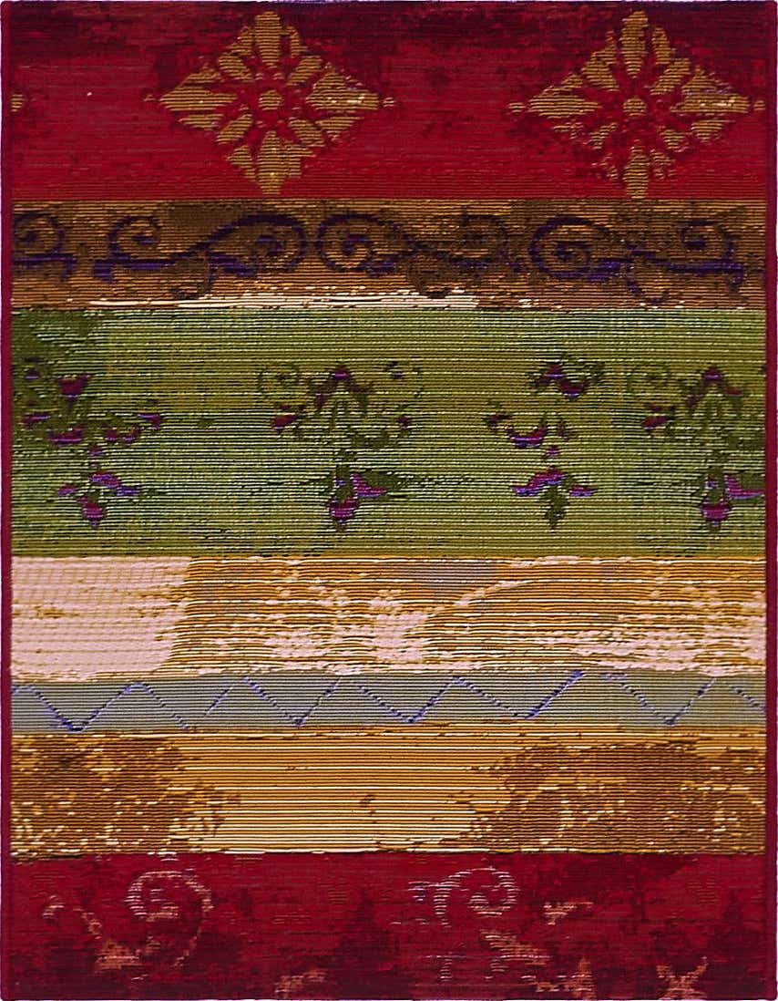 2' 2 x 3' Easy-Clean Modern Indoor / Outdoor Rug