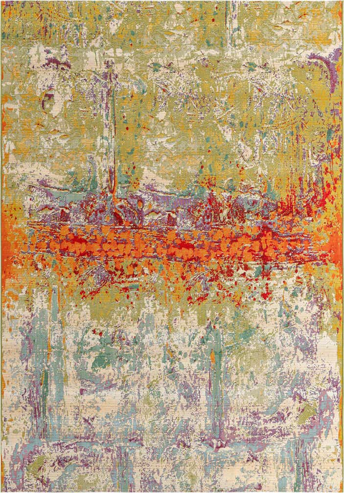 7' x 10' Easy-Clean Modern Indoor / Outdoor Rug