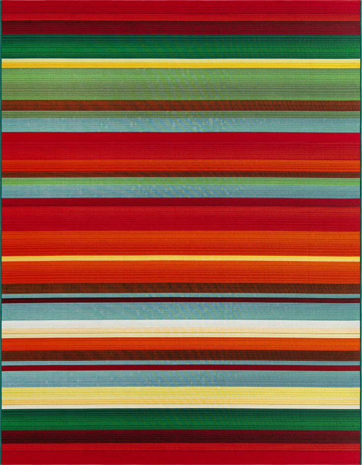 Detail image of 10' x 12' Easy-Clean Modern Indoor / Outdoor Rug