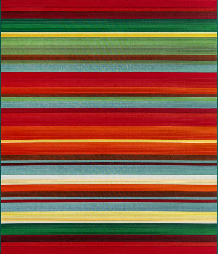 Detail image of 10' x 12' Easy-Clean Modern Indoor / Outdoor Rug