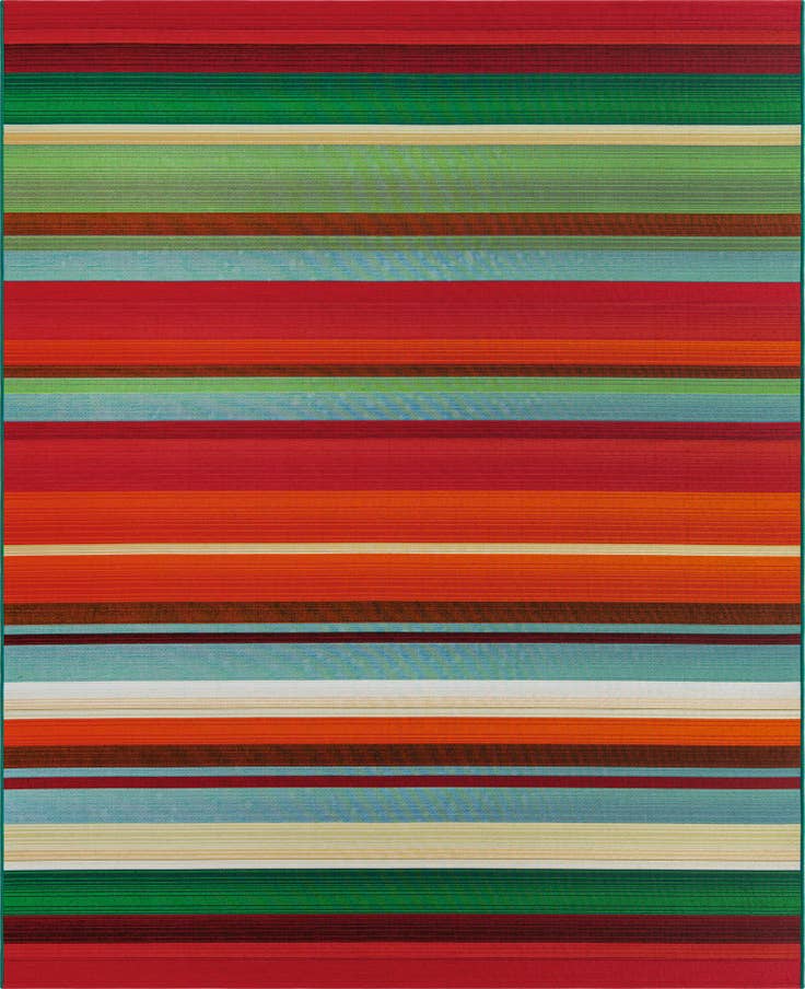 Detail image of 7' 10 x 10' Easy-Clean Modern Indoor / Outdoor Rug