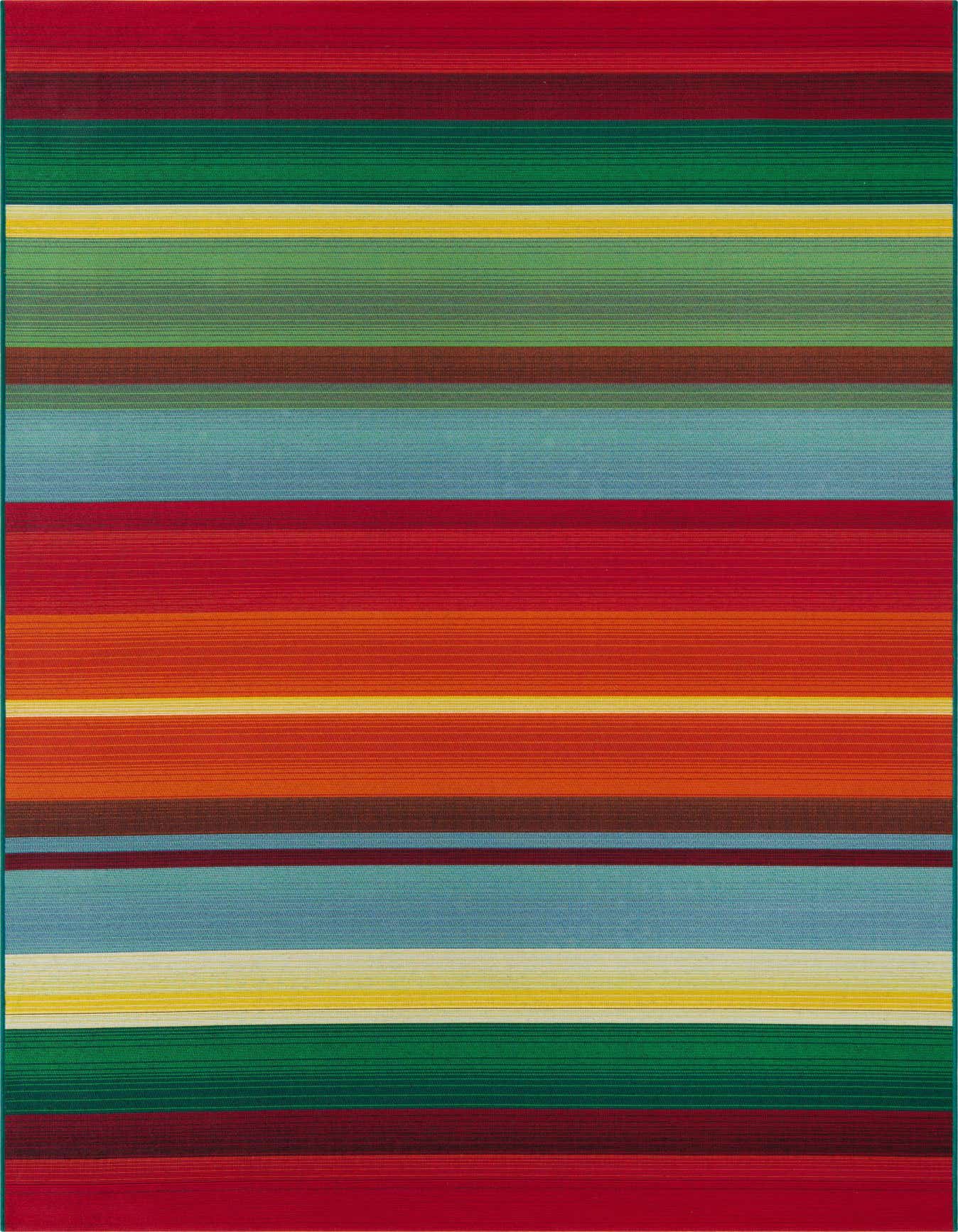 5' 3 x 8' Easy-Clean Modern Indoor / Outdoor Rug