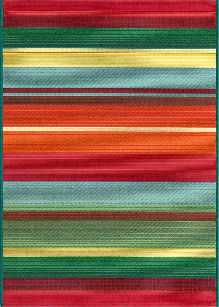 2' x 3' Easy-Clean Modern Indoor / Outdoor Rug