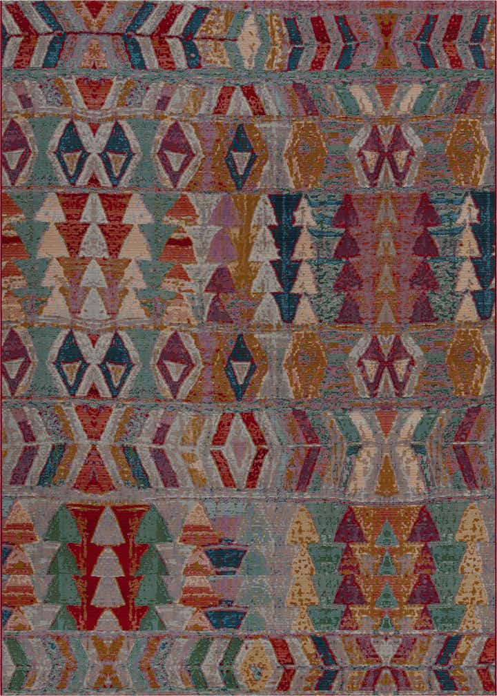 7' 10 x 10' Easy-Clean Modern Indoor / Outdoor Rug