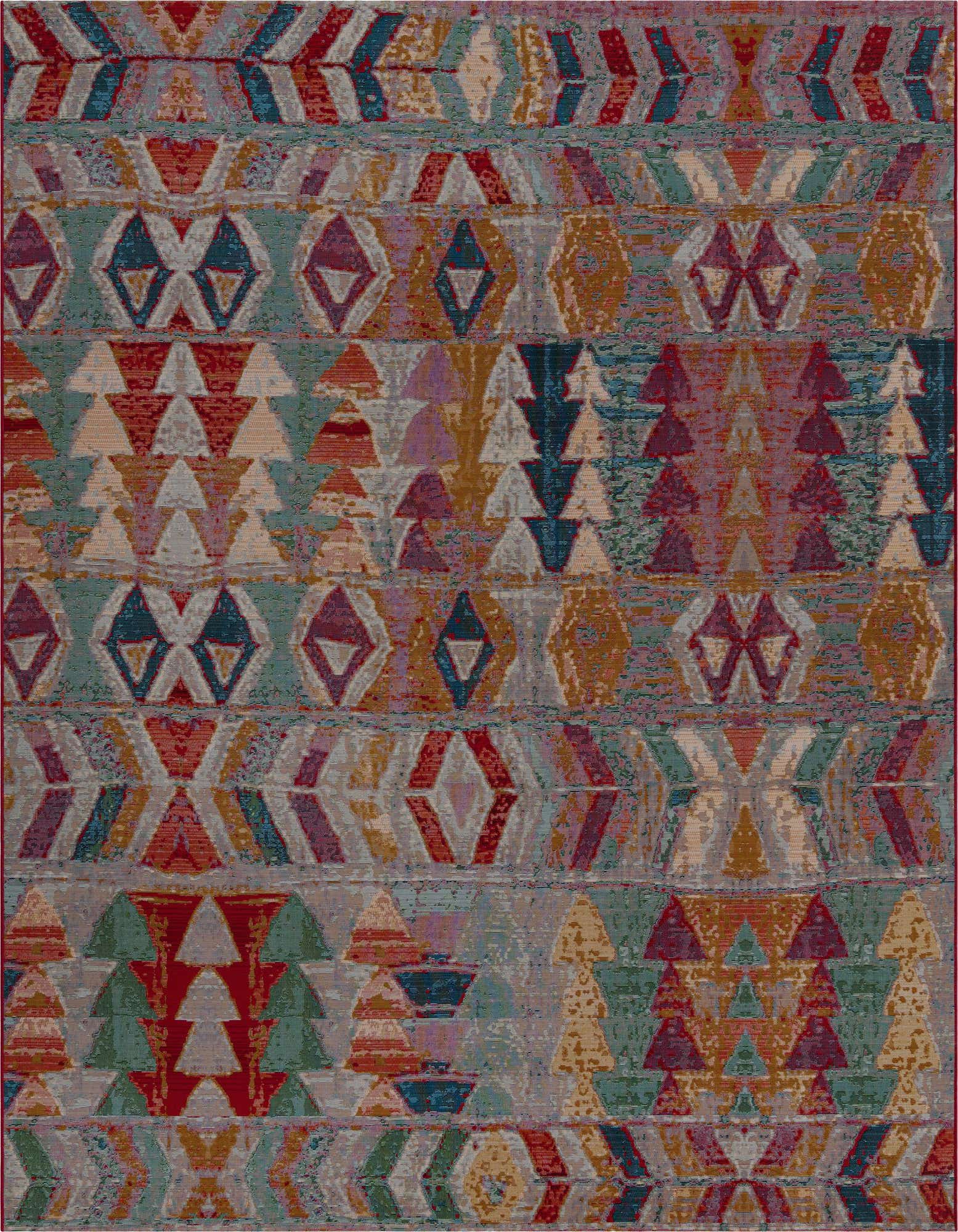 7' 10 x 10' Easy-Clean Modern Indoor / Outdoor Rug