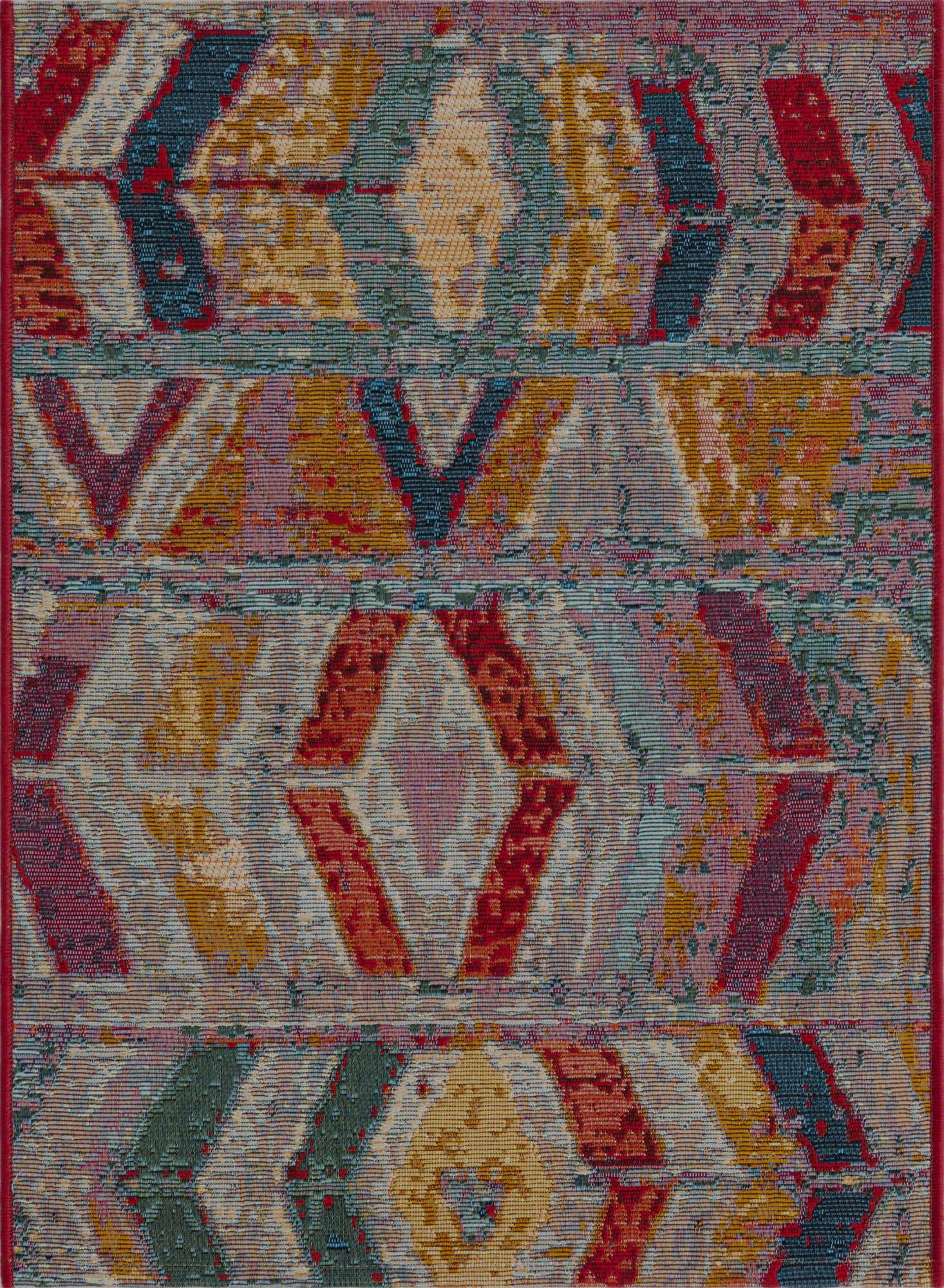 2' x 3' Easy-Clean Modern Indoor / Outdoor Rug