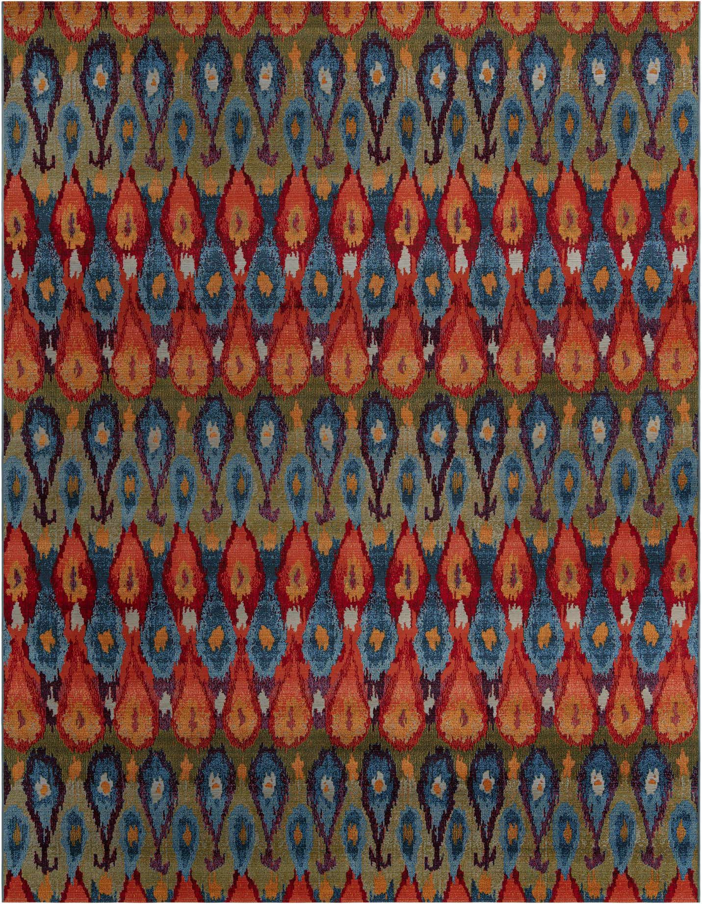 10' x 14' Easy-Clean Modern Indoor / Outdoor Rug