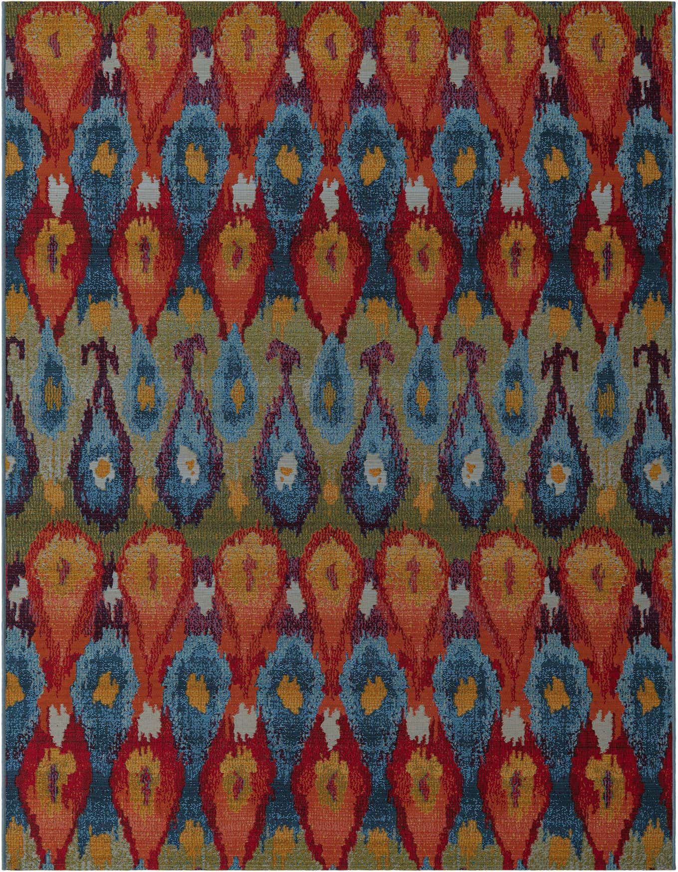 6' x 9' Easy-Clean Modern Indoor / Outdoor Rug