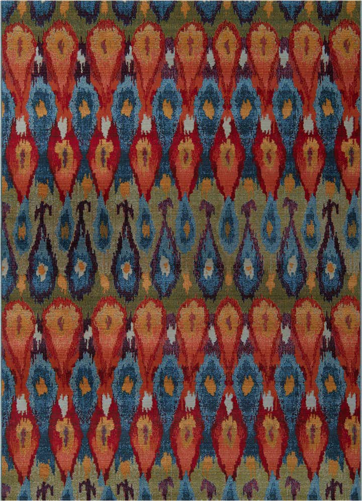 7' x 10' Easy-Clean Modern Indoor / Outdoor Rug