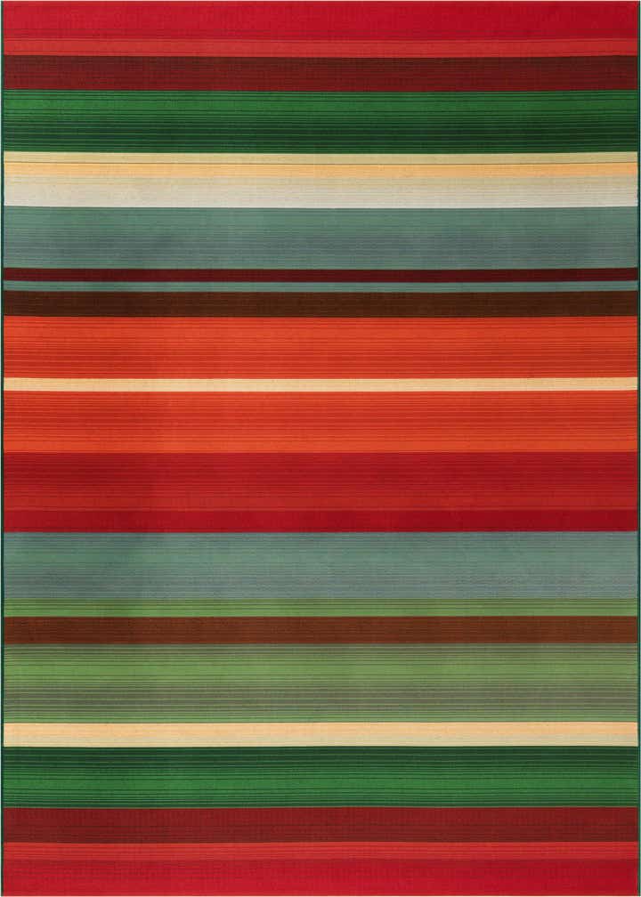 6' x 9' Easy-Clean Modern Indoor / Outdoor Rug