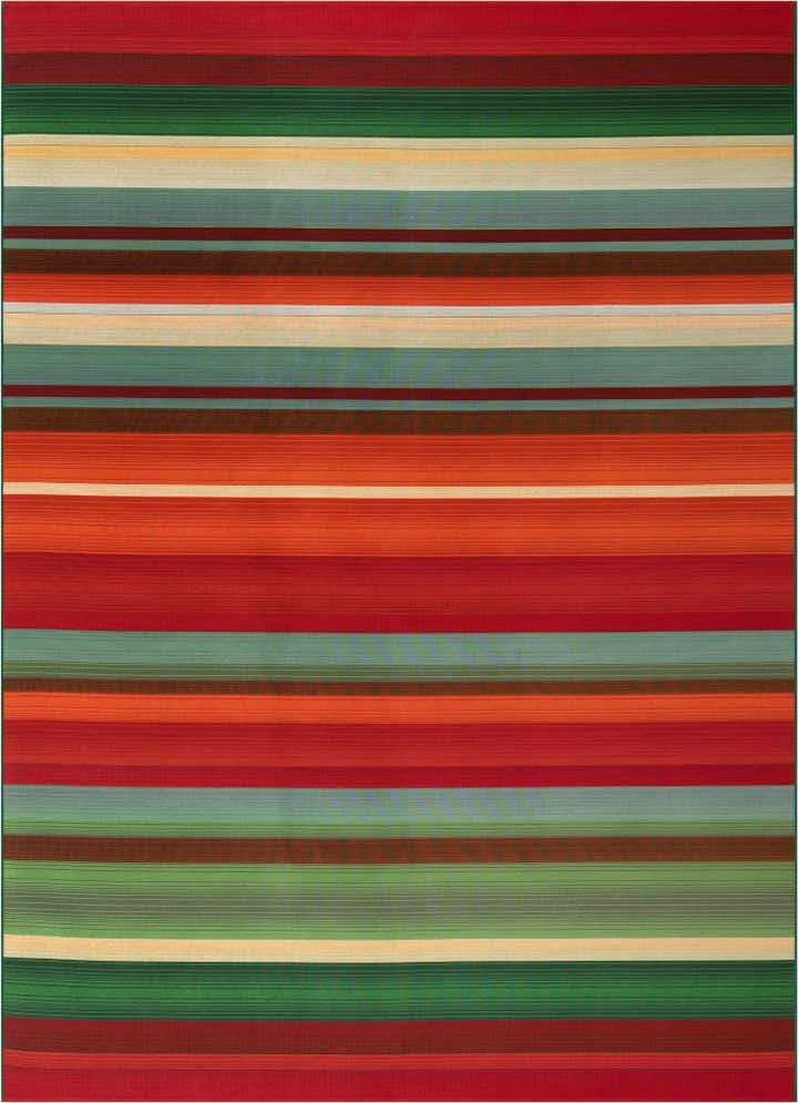 7' 10 x 11' Easy-Clean Modern Indoor / Outdoor Rug