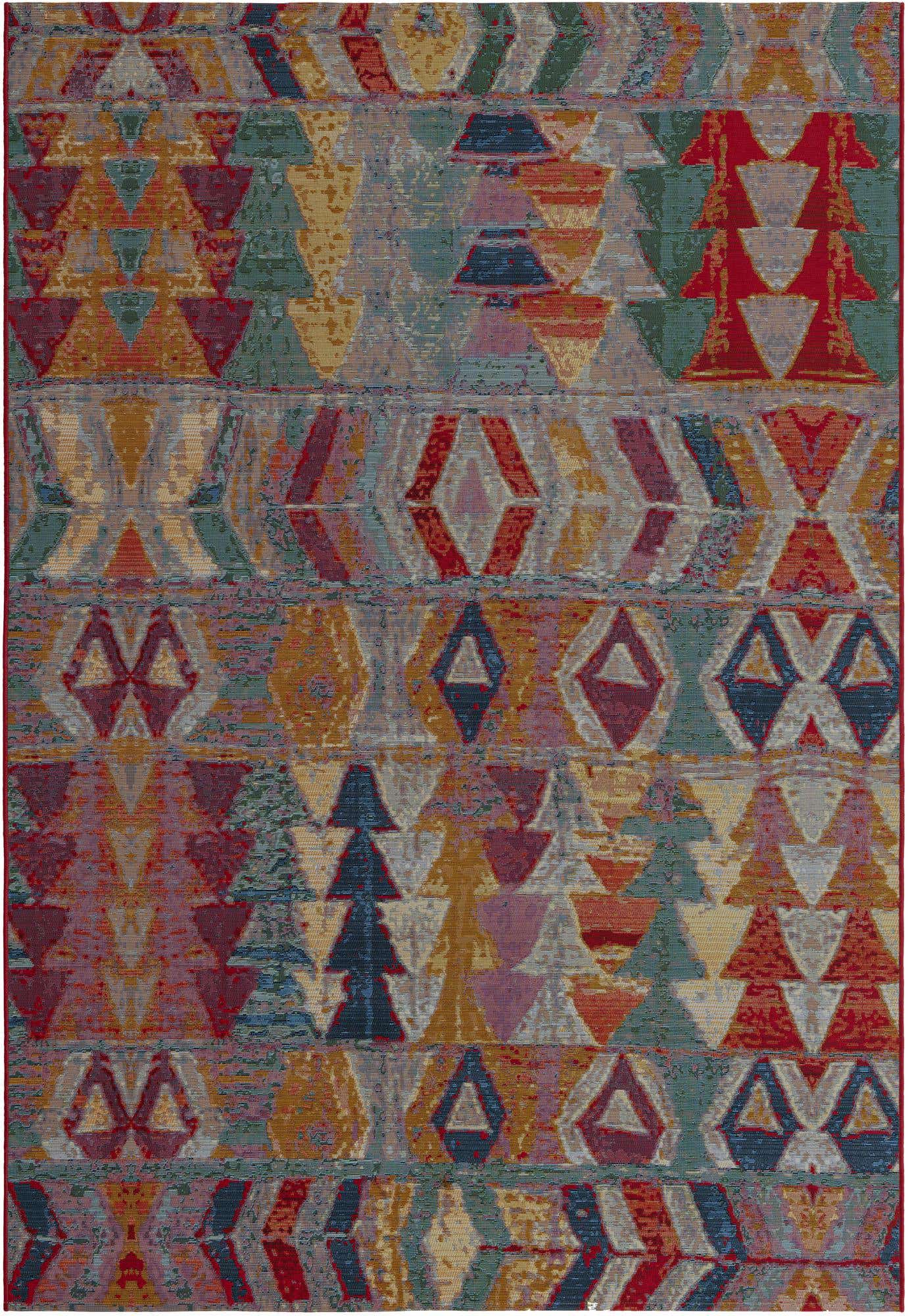 6' x 9' Easy-Clean Modern Indoor / Outdoor Rug