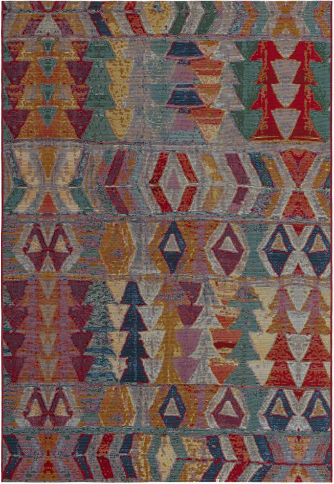 Detail image of 6' x 9' Easy-Clean Modern Indoor / Outdoor Rug