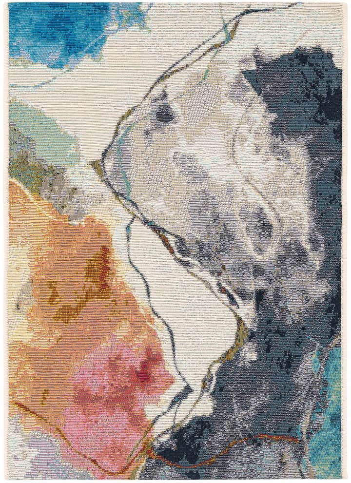 2' x 3' 1 Easy-Clean Modern Indoor / Outdoor Rug