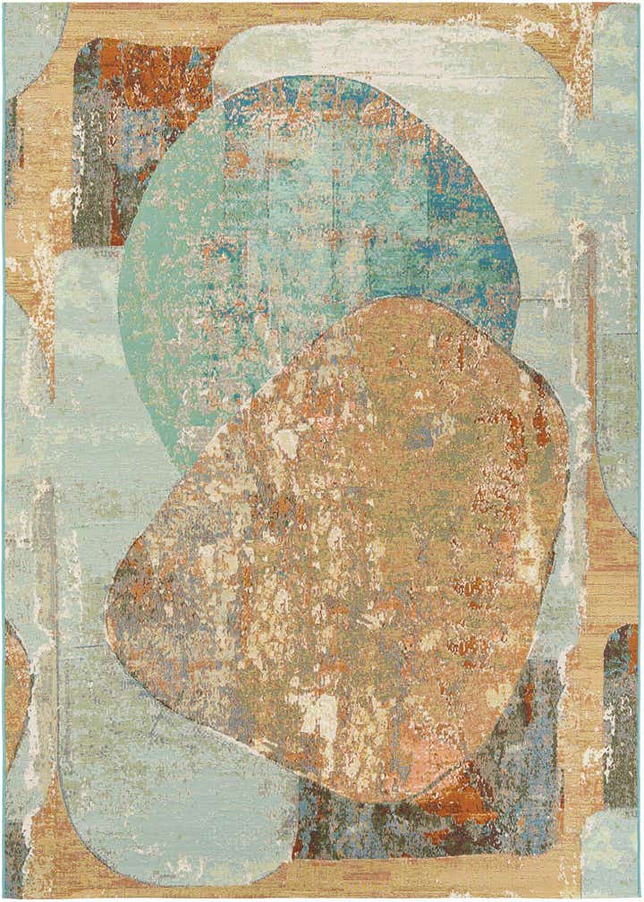 7' 10 x 10' Easy-Clean Modern Indoor / Outdoor Rug