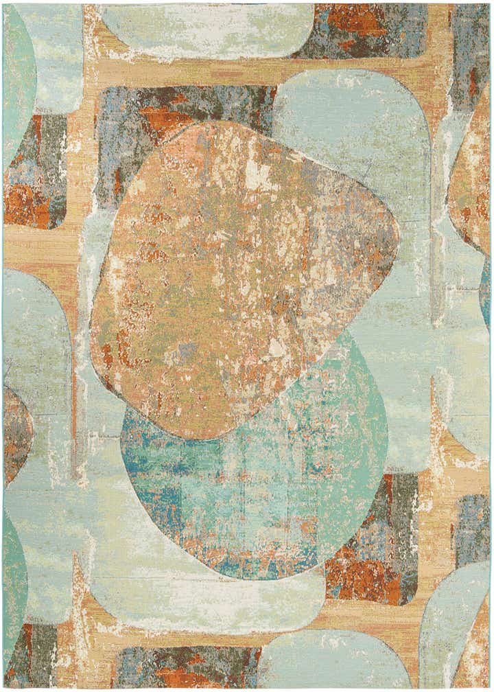 9' x 12' Easy-Clean Modern Indoor / Outdoor Rug