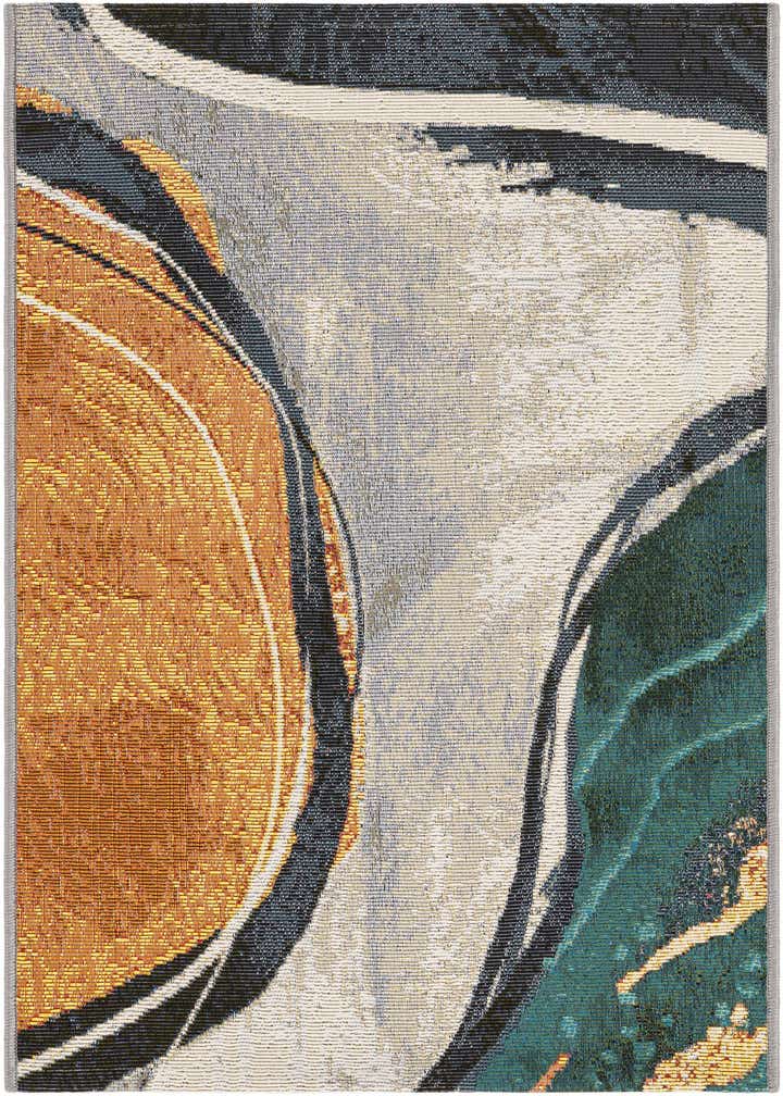 2' x 3' 1 Easy-Clean Modern Indoor / Outdoor Rug