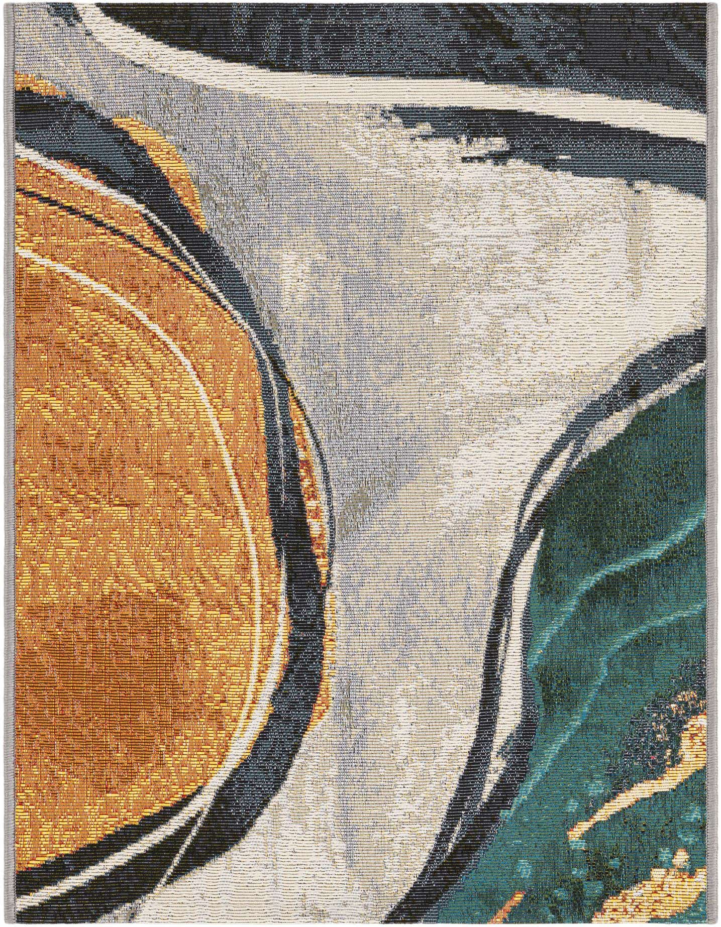 2' x 3' 1 Easy-Clean Modern Indoor / Outdoor Rug