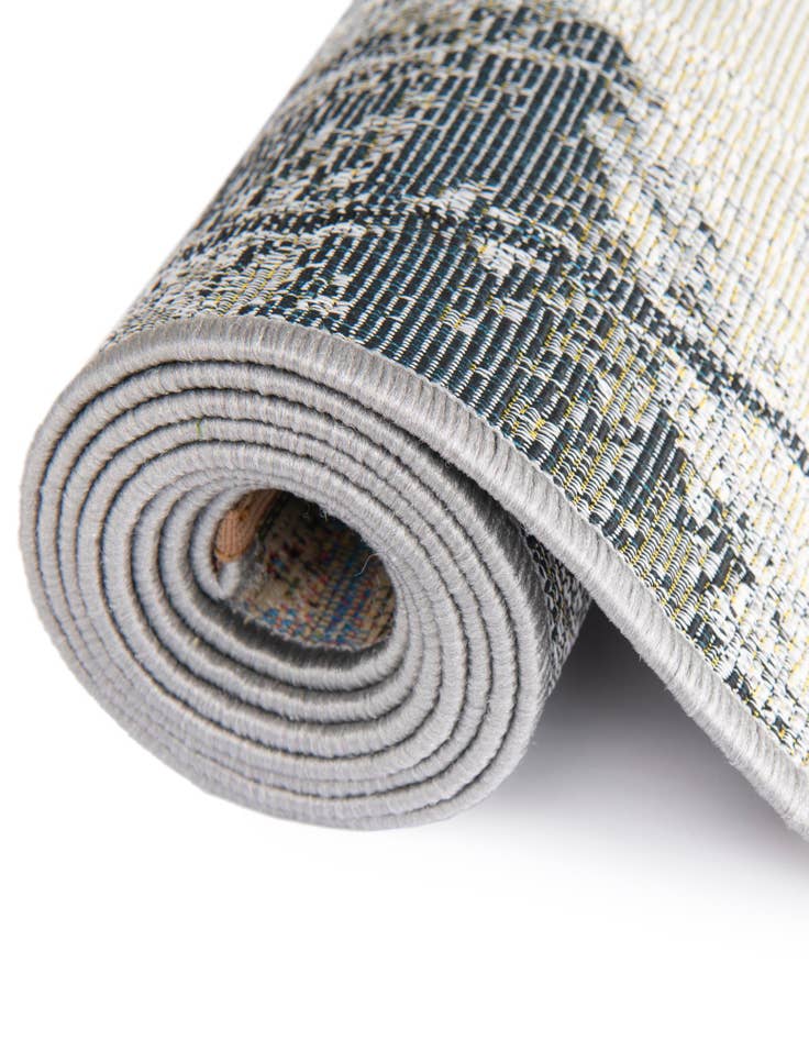 Detail image of 7' 10 x 10'  Washable Modern Indoor / Outdoor Rug