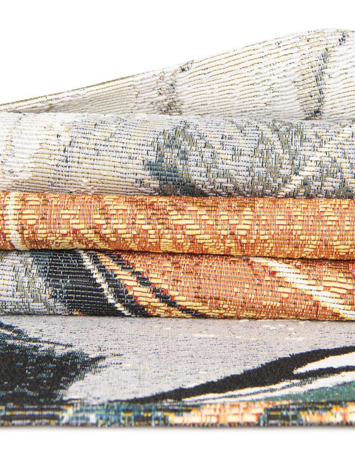 5' 3 x 8' Easy-Clean Modern Indoor / Outdoor Rug