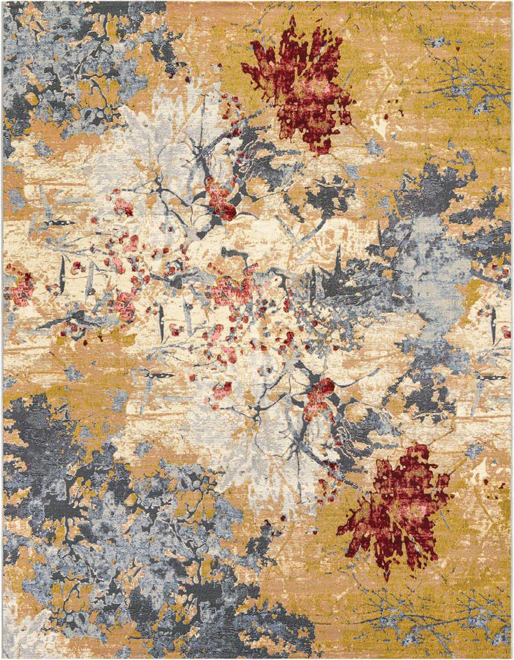 Detail image of 7' 10 x 10' Easy-Clean Modern Indoor / Outdoor Rug