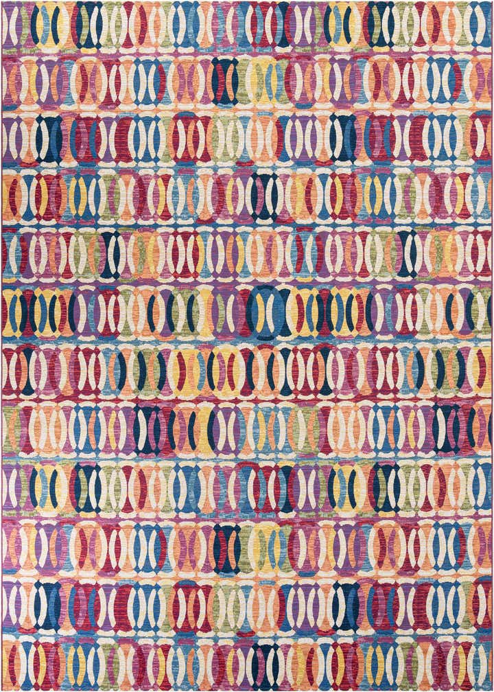10' x 14' Easy-Clean Modern Indoor / Outdoor Rug