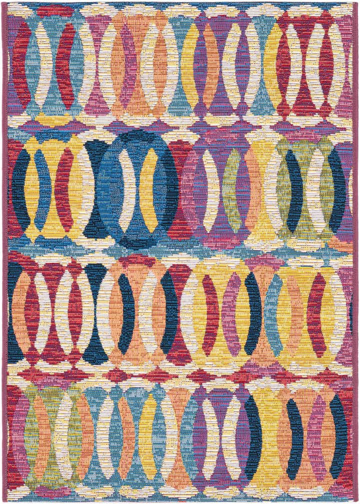 2' x 3' Easy-Clean Modern Indoor / Outdoor Rug