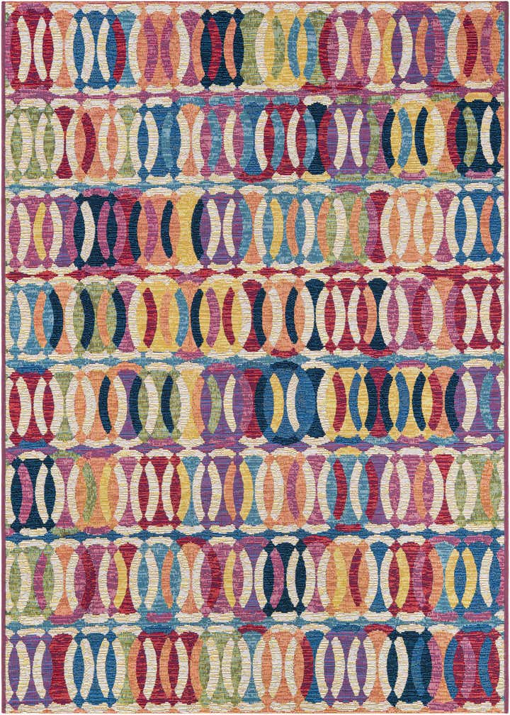 4' x 6' Easy-Clean Modern Indoor / Outdoor Rug