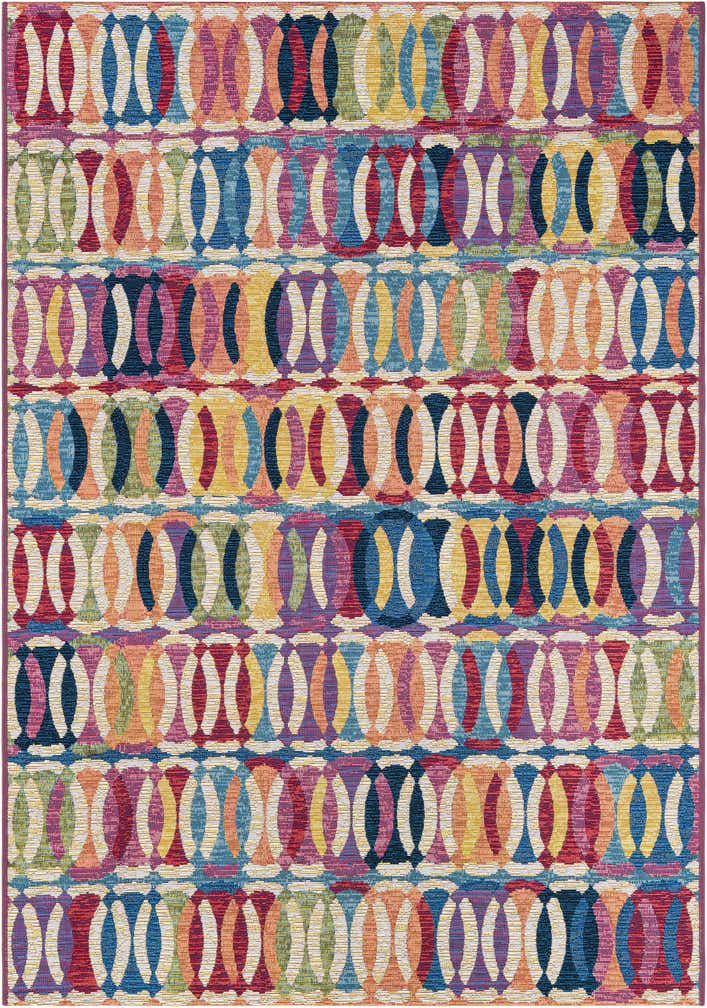 4' x 6' Easy-Clean Modern Indoor / Outdoor Rug