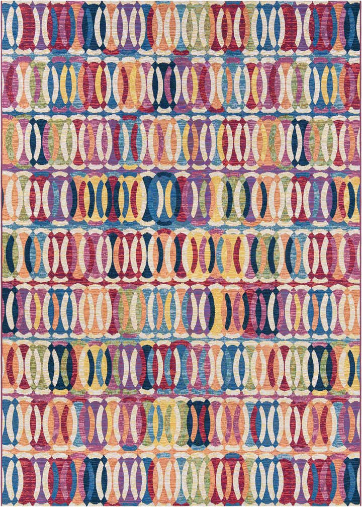 7' 10 x 10' Easy-Clean Modern Indoor / Outdoor Rug